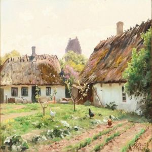 Country Houses Atglostrup Church, Denmark
