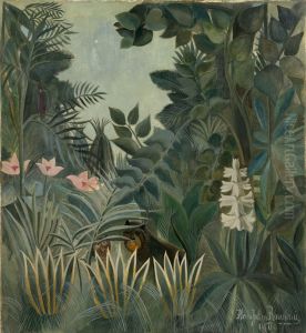 The Equatorial Jungle by Henri Julien Rousseau