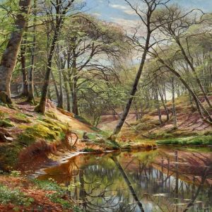 Children On A Picnic Inthe Woods