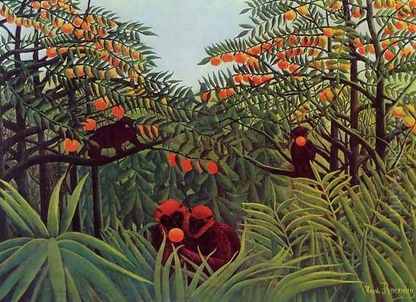 Apes In The Orange Grove - view 1