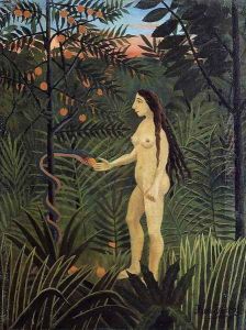 Eve And The Serpent by Henri Julien Rousseau