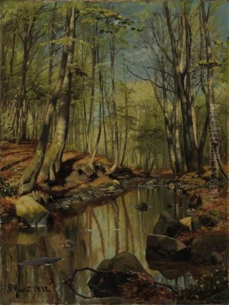 A Wooded River Landscape - view 1