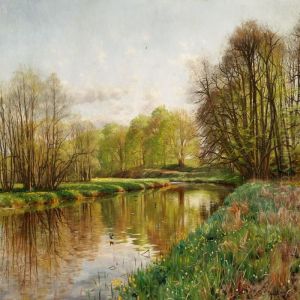 Springtime Along The Stream Springtime Along The Stream