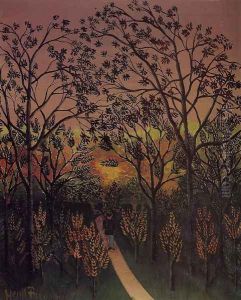 A Corner Of The Plateau Of Bellevue by Henri Julien Rousseau