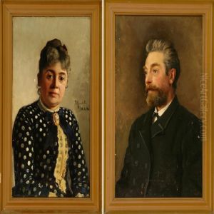 Two Portraits Of The Artist's Parents-in-law Two Portraits Of The Artist's Parents-in-law