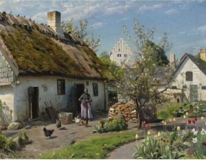 Spring In Hjembaek by Peder Mork Monsted