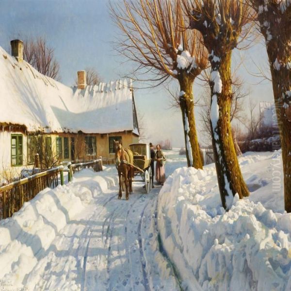 Winter Landscape From Herstedvester - view 1