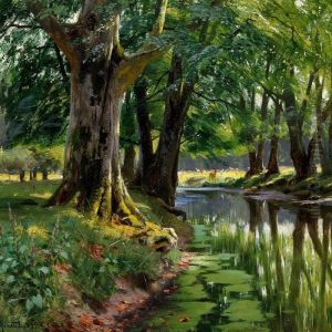 Det Stille Vand Idyrehaven by Peder Mork Monsted