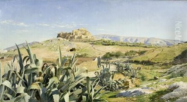 View Of The Acropolis From The Observatory,athens - view 1