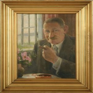 Portrait Of A Cigarsmoking Man