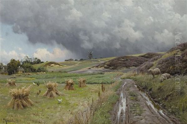 The Corn Stooks - view 1