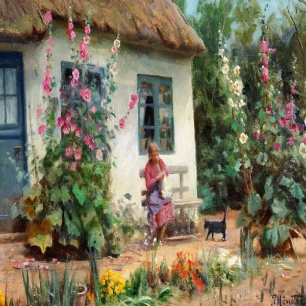Little Girl In The Garden - view 1