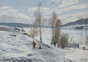Kaelketur I Odnaes (sledding In Odnaes)