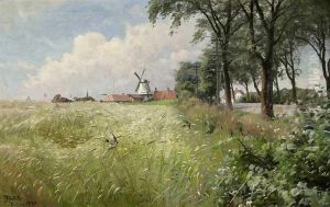 "duppel" Dorf Mit Windmuhle Auf Der Halbinsel Sundeved