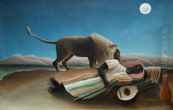 The Sleeping Gypsy - view 1