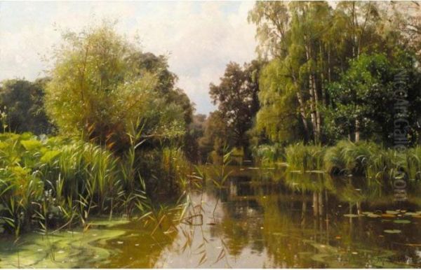 Ved Vandlobet, Sommer (a River In High Summer) - view 1