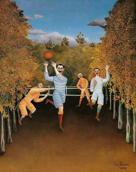 The Football Players - view 1
