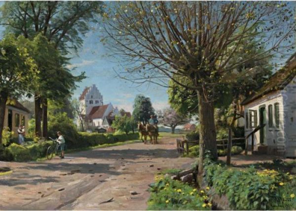 A Village Lane - view 1