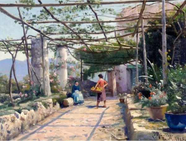 Resting Under The Pergola - view 1