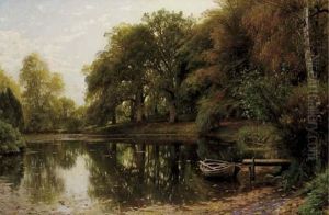 Autumn Landscape by Peder Mork Monsted