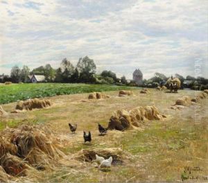Harvesting by Peder Mork Monsted