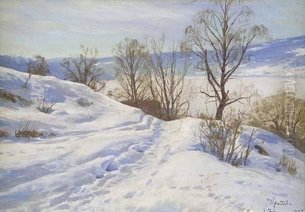A Winter Landscape, Lillehammer - view 1