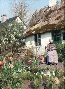 In The Garden by Peder Mork Monsted