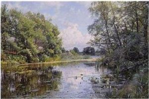 Summer Landscape, Hellebak Summer Landscape, Hellebak