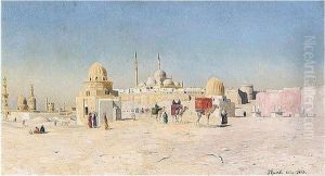 View Of Cairo by Peder Mork Monsted