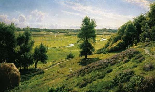 A Shepherdess Resting In The Fields - view 1