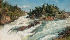 The Raging Rapids by Peder Mork Monsted