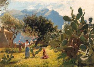 A Sunlit Garden On Capri