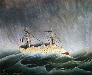 Boat in a Storm