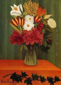 Bouquet of Flowers with an Ivy Branch II