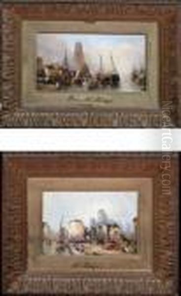 "an Old Castle, Normandy" And "rouen" - view 1