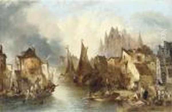 A Village Scene - view 1