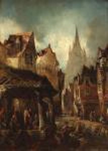 Street Scene, Normandy - view 1