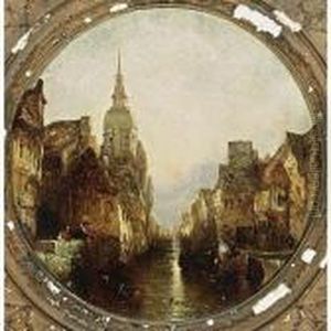 Capriccio Of A Town By Sunset thumbnail