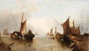 Dutch Coastal Scene by Alfred Montague