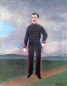 Portrait Of Frumence Biche In Uniform