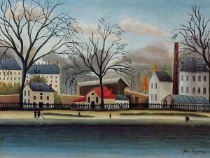 Suburban Scene by Henri Julien Rousseau