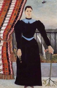 Portrait Of A Woman 1895 by Henri Julien Rousseau