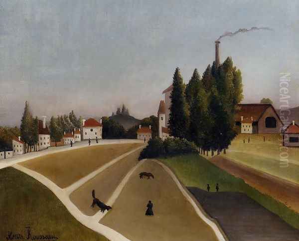 Landscape with Factory - view 1