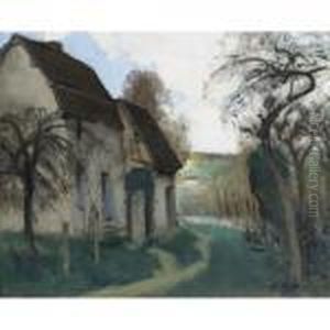 Le Chemin Environ La Ferme by Pierre Eugene Montezin
