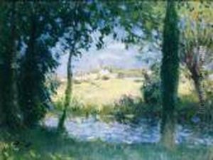 Les Bords De L'aure by Pierre Eugene Montezin