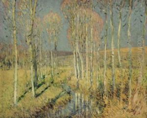 Scene De Campagne by Pierre Eugene Montezin