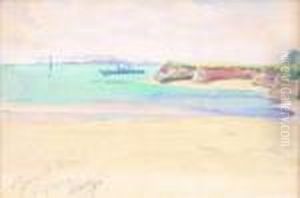 Place A Saint-georges (de Royan) by Pierre Eugene Montezin