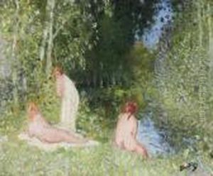 Baigneuses by Pierre Eugene Montezin