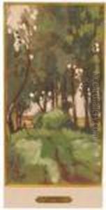 Paysage Au Sous-bois by Pierre Eugene Montezin