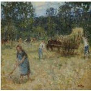 Fenaison by Pierre Eugene Montezin